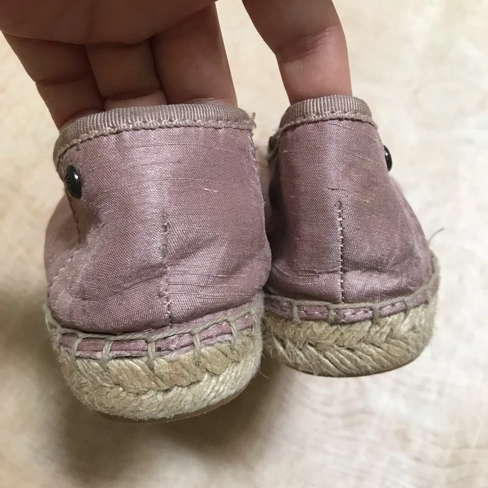 Vera Wang Espadrilles Pink Rhinestone Size 7.5